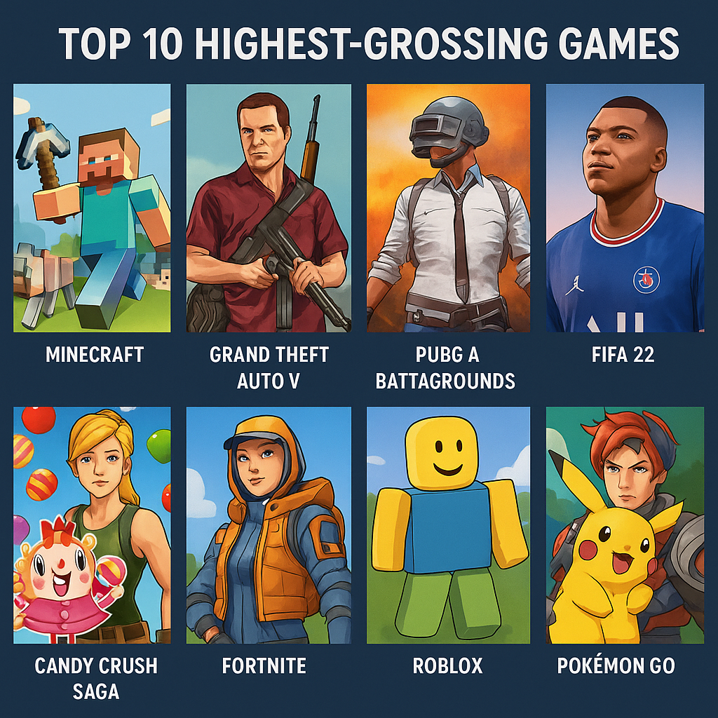Top 10 Highest-Grossing Games of All Time